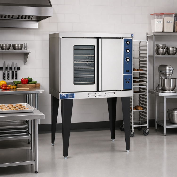 Product image #2 for Duke 613-E3V Single Deck Deep Depth Electric Convection Oven