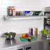 Thumbnail image #3 for New Age Adjust-A-Shelf T-Bar Wall-Mounted Shelf, 42 in. W x 15 in. D, Aluminum