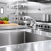 Thumbnail image #2 for ChekPoint Electronic Touchless Deck-Mount Faucet with Cast Spout, 2.2 GPM