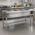 Thumbnail image #2 for Eagle Group Water Bath Hot Food Table, Open Base, Liquid Propane, 63-1/2 Inch x 30-1/2 Inch