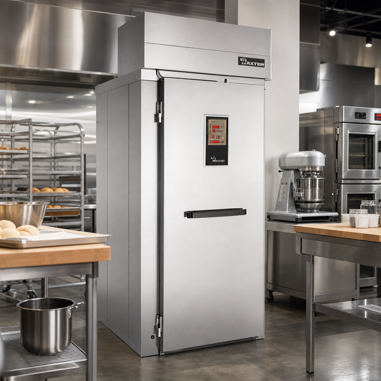 Product image #2 for Baxter PW1S Single Wide Roll-In Proofer Cabinet, 80.5-Inch Depth, Electric Heat, Stainless Steel, Digital Controls
