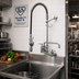 Thumbnail image #2 for T&S Brass EasyInstall 8-Inch Wall Mount Pre-Rinse Unit with 12-Inch Swing Nozzle and Add-On Faucet
