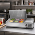 Thumbnail image #2 for Arctic Air ACP40 Stainless Steel Refrigerated Counter-Top Prep Unit, 39-1/2 Inch, 6 x 1/6 Pan Capacity