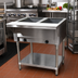 Thumbnail image #2 for Advance Tabco Triumph Supreme LP Gas Hot Food Table with Undershelf, 2 Wells, 31-13/16 Inch