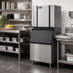 Thumbnail image #3 for Ice-O-Matic Elevation Series™ CIM0836HW90 Modular Half-Size Cube Ice Maker, Water-Cooled, Self-Contained, 875 lb/Day