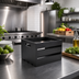 Thumbnail image #2 for Rectangular Black Wood Serving Crate