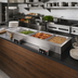 Thumbnail image #2 for Hatco Drop-In Modular Slim Heated Well, 3 Full-Size Pans, Insulated, Wet/Dry, 208V