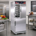 Thumbnail image #2 for Cres Cor Insulated Stainless Steel Heated Holding Cabinet with Left-Hand Dutch Doors, 32 Pan Capacity