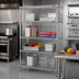 Thumbnail image #2 for Eagle Group 4-Tier Starter Wire Shelving Unit, 36 x 21 x 63 Inches, Stainless Steel Finish