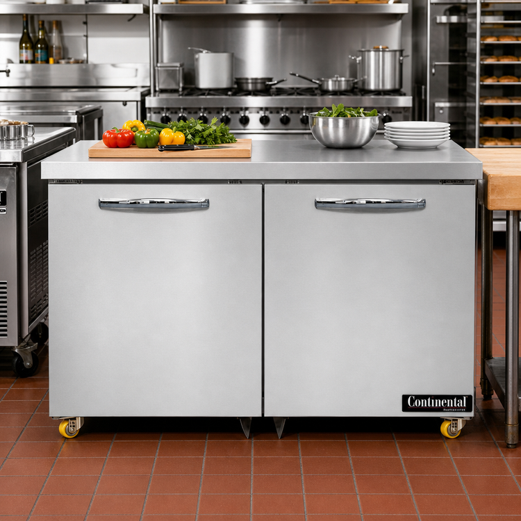 Product image #2 for Continental Refrigerator DF48N-U Designer Line 48" Two-Section Undercounter Freezer