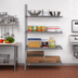 Thumbnail image #2 for Eagle Group Valu-Master 4-Tier Add-On Wire Shelving Unit, 36 x 24 x 63 Inches, Pewter Gray Epoxy