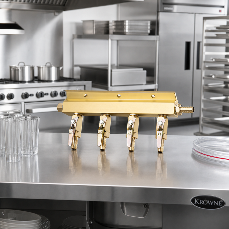 Product image #2 for Krowne 4-Way Beer Dispenser Manifold