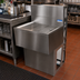 Thumbnail image #2 for BK Resources 24-Inch Wide x 21-1/4-Inch Deep Underbar Stainless Steel Drain Board with Included Drain