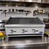 Thumbnail image #3 for CookRite ATCB-36 36-Inch Countertop Natural Gas Charbroiler with 3 Burners and Lava Briquettes