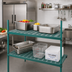 Thumbnail image #2 for Eagle QuadPlus Solid Polymer Shelf Mat with MICROGARD Antimicrobial Protection, 54 x 18 Inches, Green
