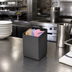 Thumbnail image #2 for American Metalcraft Black Stainless Steel Square Sugar Packet Holder
