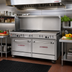 Thumbnail image #2 for Southbend Ultimate 60-Inch Gas Restaurant Range with 4 Burners, 36-Inch Griddle, Standard Oven and Cabinet Base
