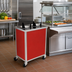 Thumbnail image #2 for Atlas Metal MEPD3-5-3/4 Mobile Enclosed Plate Dispenser, 3-Tube, 5-3/4