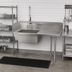 Thumbnail image #2 for John Boos Pro-Bowl Straight Soiled Dishtable with Right-to-Left Operation and Pre-Rinse Sink Bowl, 72 Inch