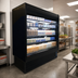 Thumbnail image #2 for Howard-McCray 35E Series Dairy Open Merchandiser, 75-Inch Wide, Remote Refrigeration, Black, LED Lighting