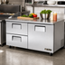 Thumbnail image #2 for True 60-Inch 2-Section Undercounter Refrigerator with 1 Door and 2 Drawers