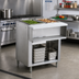 Thumbnail image #2 for Advance Tabco Triumph Supreme 2-Well Propane Water Bath Hot Food Table with Open Undershelf