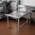 Thumbnail image #2 for John Boos Pro-Bowl 84-Inch Straight Clean Dishtable, Left-to-Right, 16-Gauge 300 Stainless Steel