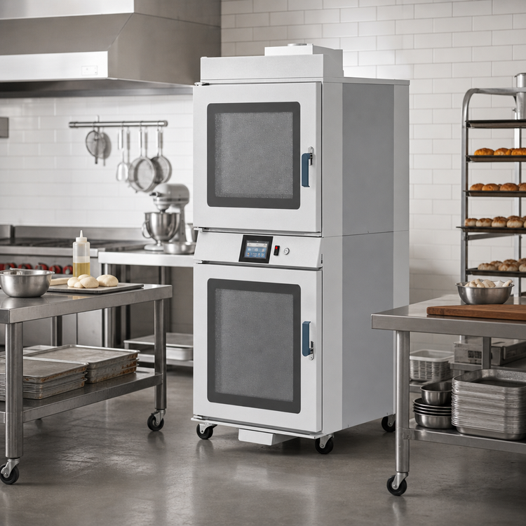 Product image #2 for NU-VU QBT-4/8 Full-Size Electric Combination Oven/Proofer with Touchscreen Controls