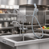 Thumbnail image #2 for Vulcan Double Pantry Deck-Mount Pre-Rinse Faucet with 16-Inch Add-On Faucet and Washdown Hose
