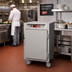 Thumbnail image #2 for Metro C5 6 Series Half-Height Mobile Pass-Thru Heated Holding Cabinet with Combination Doors and Universal Wire Slides