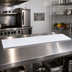 Thumbnail image #2 for John Boos 96 Inch x 10 Inch x 1/2 Inch Reversible Polyethylene Steam Table Cutting Board