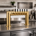 Thumbnail image #2 for Perlick Pass-Thru Glycol-Cooled Countertop Draft Beer Tower, 6 Faucets, Tarnish-Free Brass