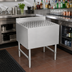 Thumbnail image #2 for John Boos Freestanding Underbar Drainboard with 3-Inch Backsplash, 36 x 21 Inches, Stainless Steel