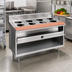 Thumbnail image #2 for La Rosa Refrigeration L-80148-32 48-Inch 3-Pan Gas Wet Hot Food Table