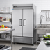 Thumbnail image #2 for True TS-43-HC Two-Section Reach-In Refrigerator with Solid Hinged Stainless Steel Doors