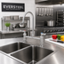 Thumbnail image #3 for EverSteel Stainless Steel Double Pantry Deck-Mount Mixing Faucet, 8-Inch Centers
