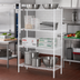 Thumbnail image #2 for Eagle Group Stand-Outs Decorative QuadTruss Wire Shelf, 60 x 24 Inches, White Epoxy Finish