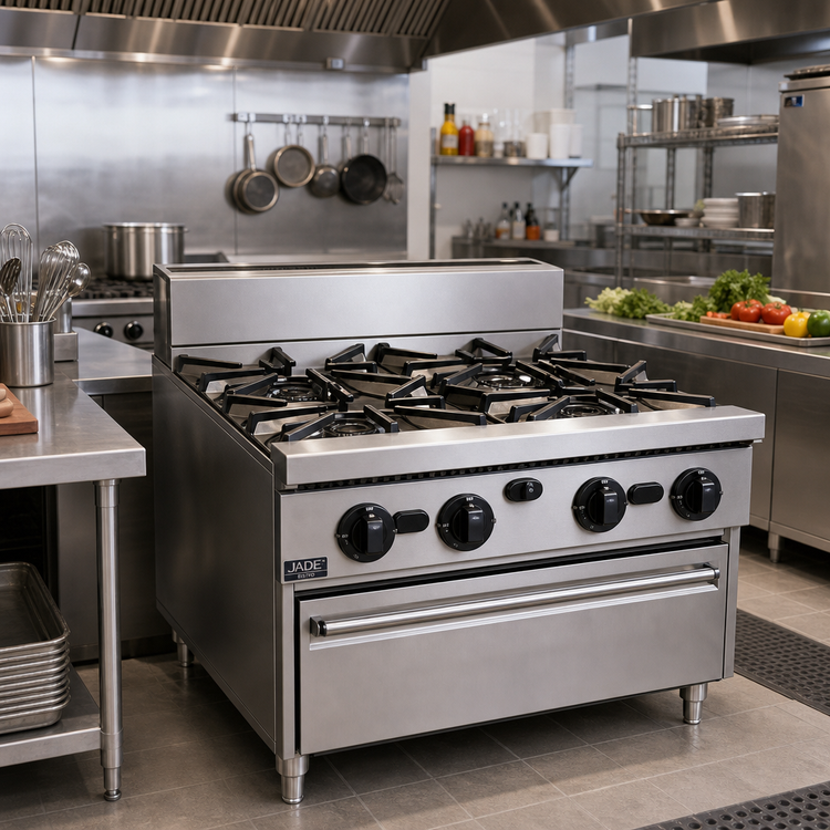 Product image #2 for Jade Bistro JBR-8-M 48-Inch Gas Modular Restaurant Range with 8 Open Burners