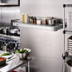 Thumbnail image #3 for Quik-Set 48-Inch x 18-Inch Solid Flat Shelf with Marine Edge, Gray Epoxy Finish