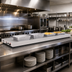 Thumbnail image #2 for KoolMore 60-Inch Commercial Countertop Warming Shelf, 304 Stainless Steel, Marine Edge