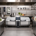 Thumbnail image #2 for RATIONAL iVario Pro 2-S Pressure Multifunctional Cooking Center, 2 x 6.5 Gallon Braising Pan & Tilt Skillet, 208/240V 3-Phase
