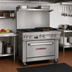 Thumbnail image #2 for Southbend Ultimate 36-Inch Gas Restaurant Range with 2 Star Burners, 24-Inch Charbroiler, and Standard Oven