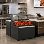 Thumbnail image #2 for Structural Concepts Reveal® NR3640HSSV 35-3/4" Countertop Heated Self-Service Food Display Case, Convection Heat, 1 Adjustable Glass Shelf