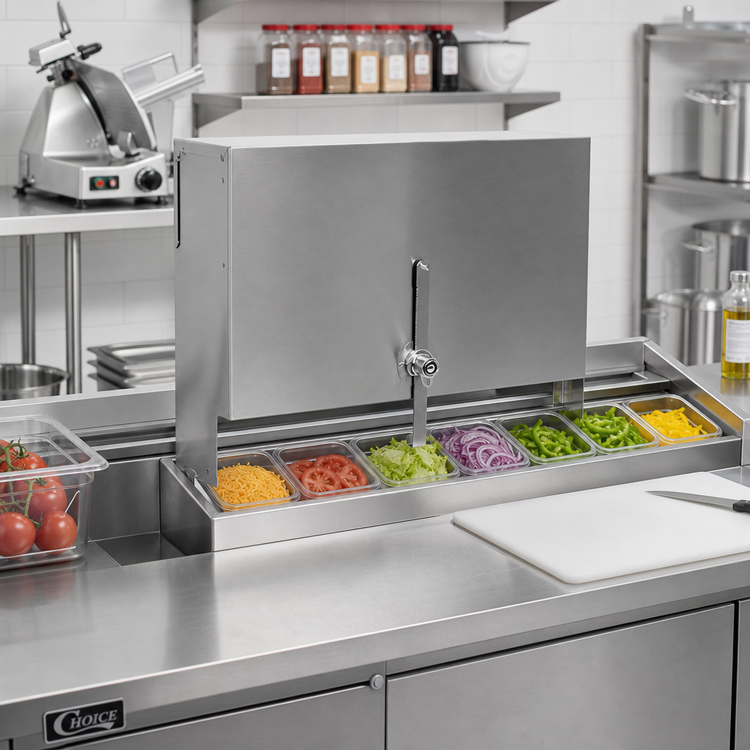 Product image #2 for CHOICE Single 33-Inch Stainless Steel Speed Rail Locking Cover