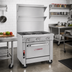 Thumbnail image #2 for Southbend Platinum P24C-HH 24-Inch Gas Heavy Duty Range with Uniform Hot Top and Cabinet Base