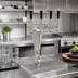 Thumbnail image #2 for Glastender Cobra 4-Faucet Countertop Air-Cooled Draft Beer Dispensing Tower, Mirror Finish