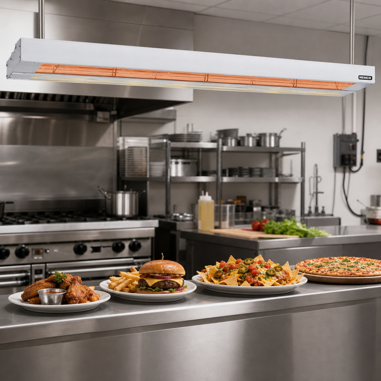 Product image #2 for Nemco 48-Inch Single Unlighted Remote-Control Infrared Strip Heater, 208V