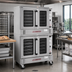 Thumbnail image #2 for Southbend Platinum Double Deck Bakery Depth Electric Convection Oven, 11 kW Per Deck, Standard Controls, Independent Doors, Ventless