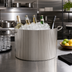 Thumbnail image #3 for American Metalcraft Fluted Stainless Steel 16 Qt. Beverage Tub