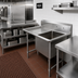 Thumbnail image #2 for John Boos B Series 1-Compartment Stainless Steel Sink with Left Drainboard, 16 Gauge